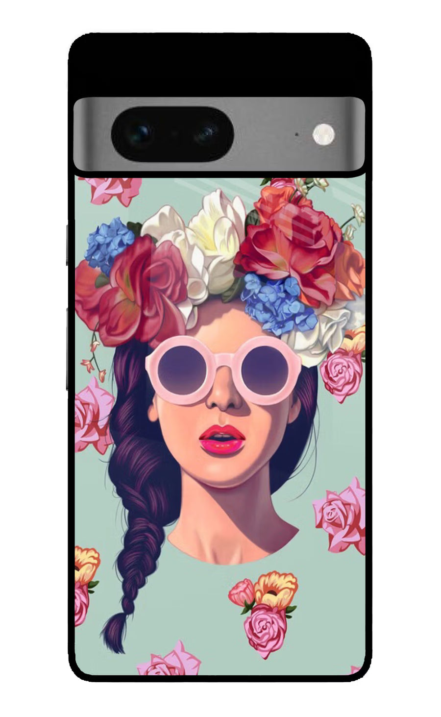 Pretty Girl Google Pixel 7 Back Cover, Glass case
