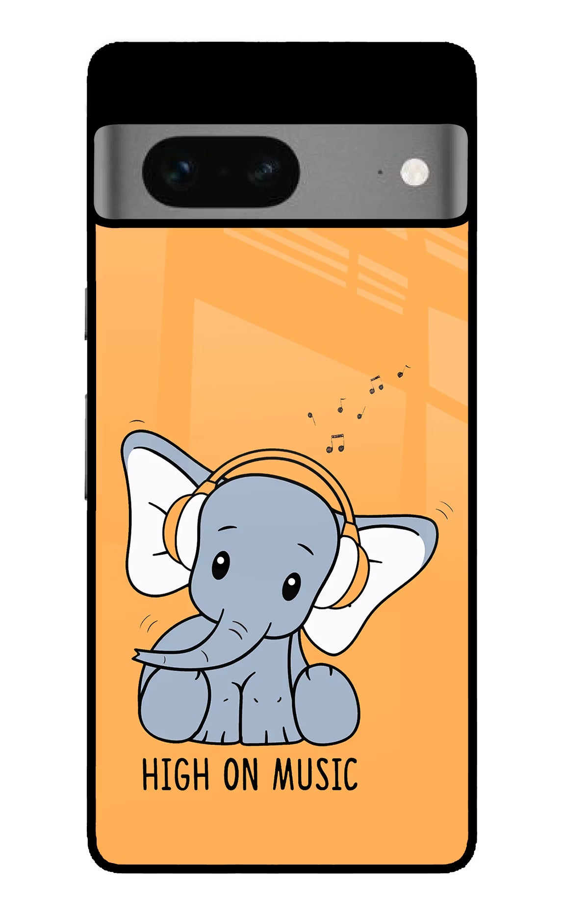High On Music Google Pixel 7 Glass Case Back Cover by Casekaro