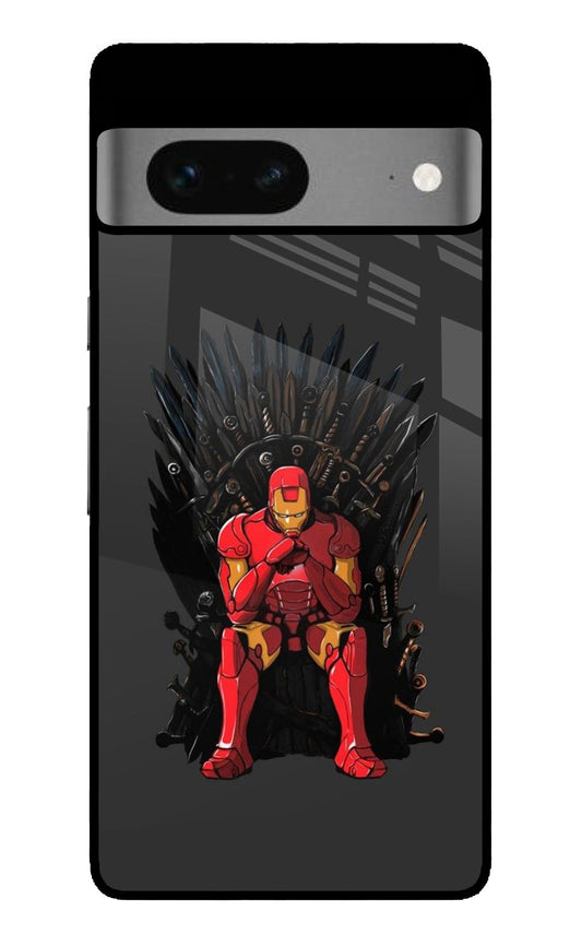 Ironman Throne Google Pixel 7 Glass Case