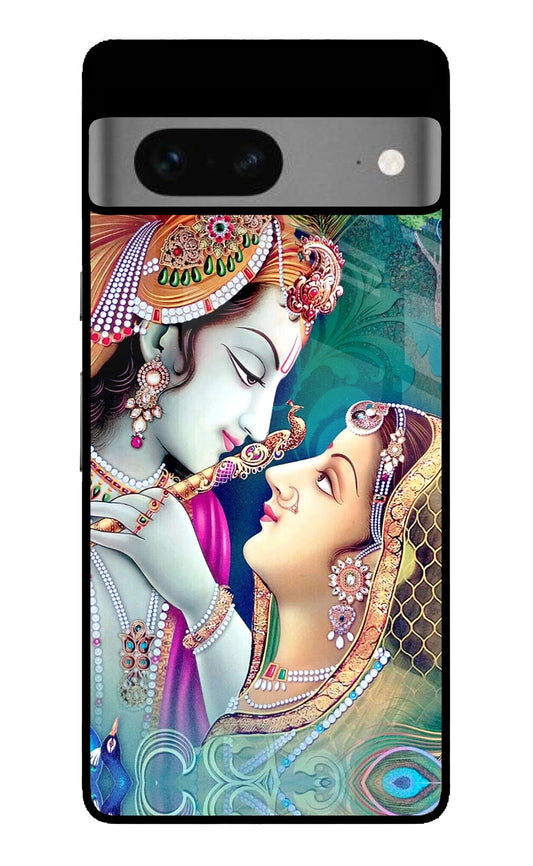 Lord Radha Krishna Google Pixel 7 Glass Case