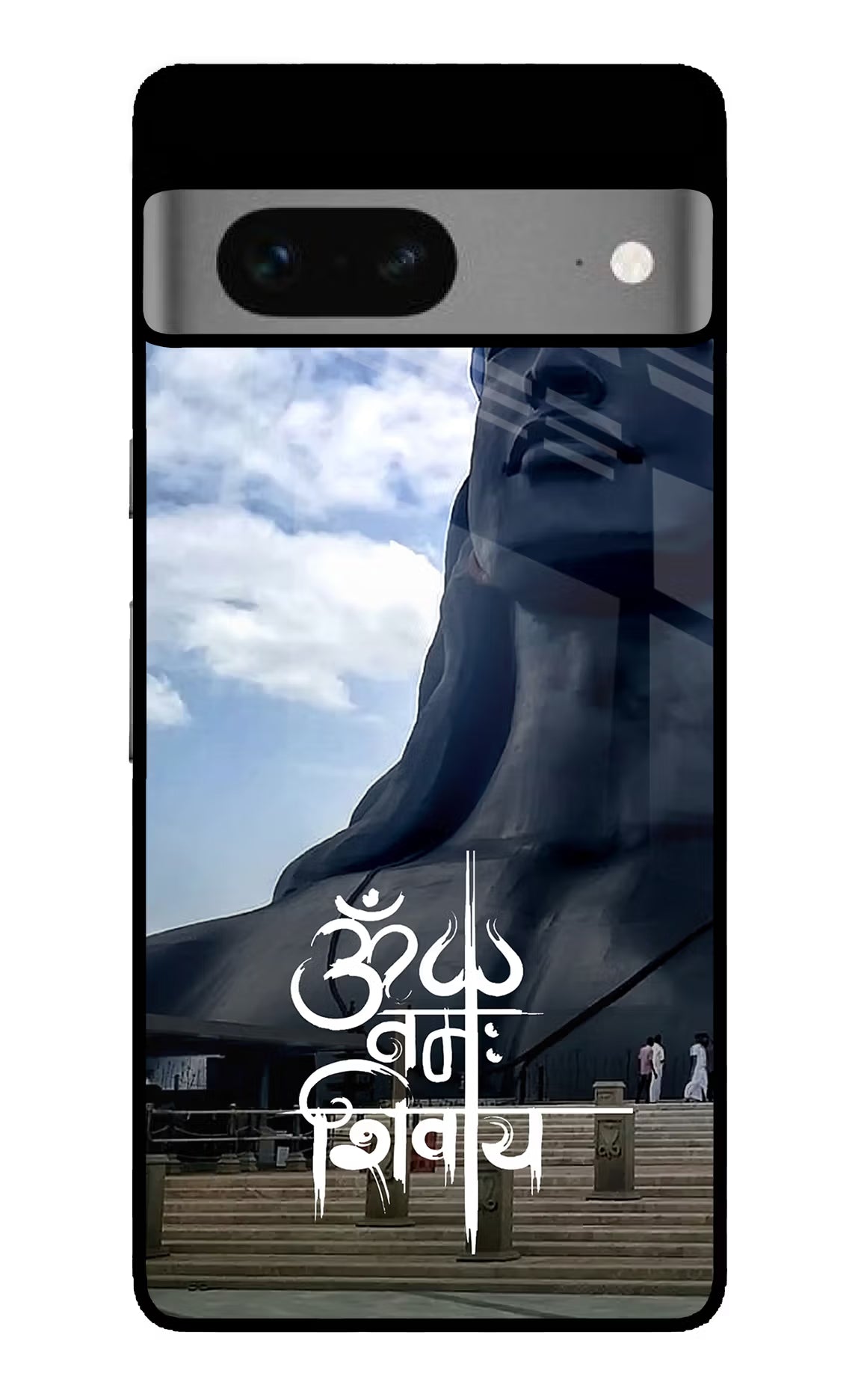 Om Namah Shivay Google Pixel 7 Glass Case Back Cover by Casekaro