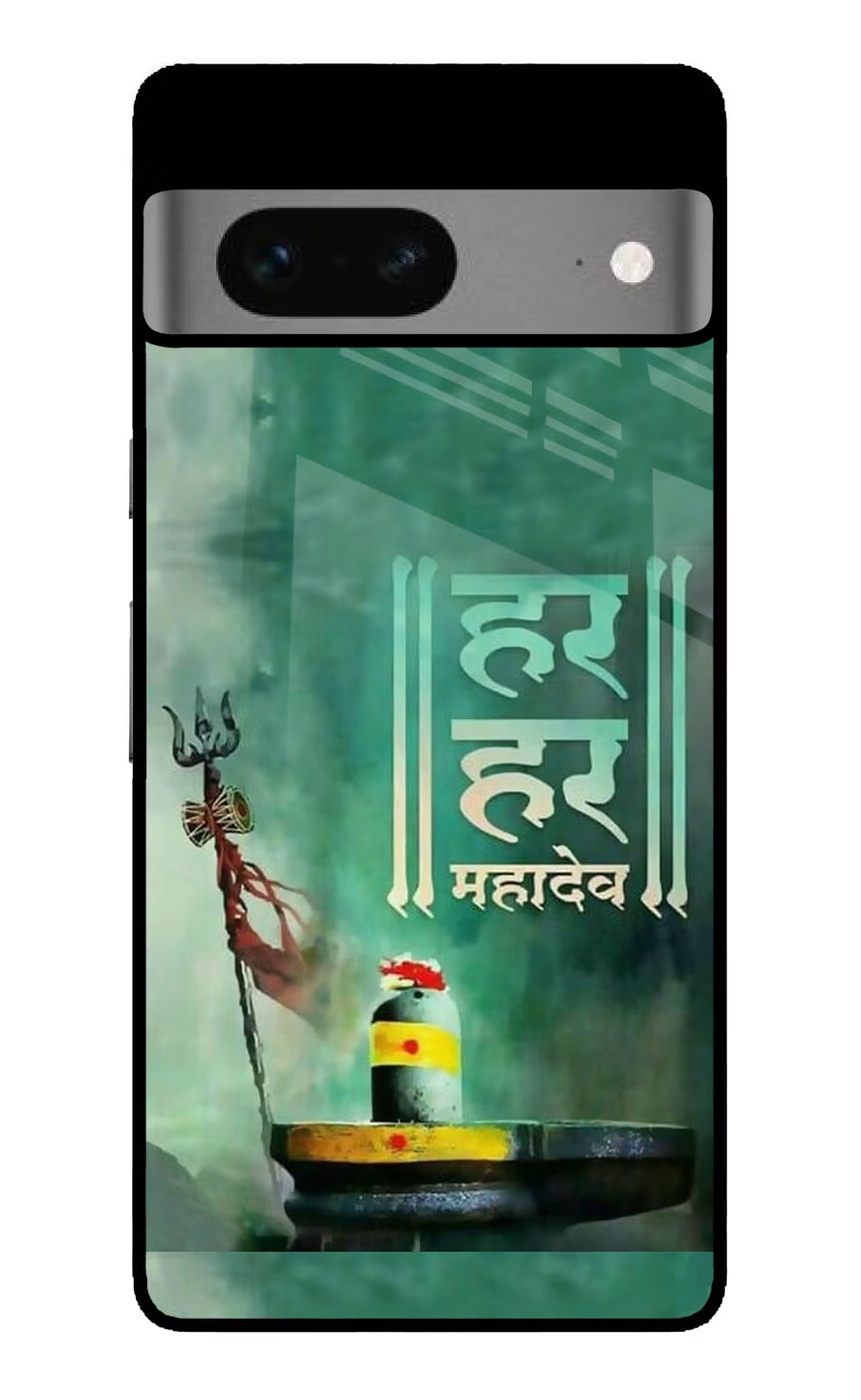 Har Har Mahadev Shivling Google Pixel 7 Back Cover, Glass case