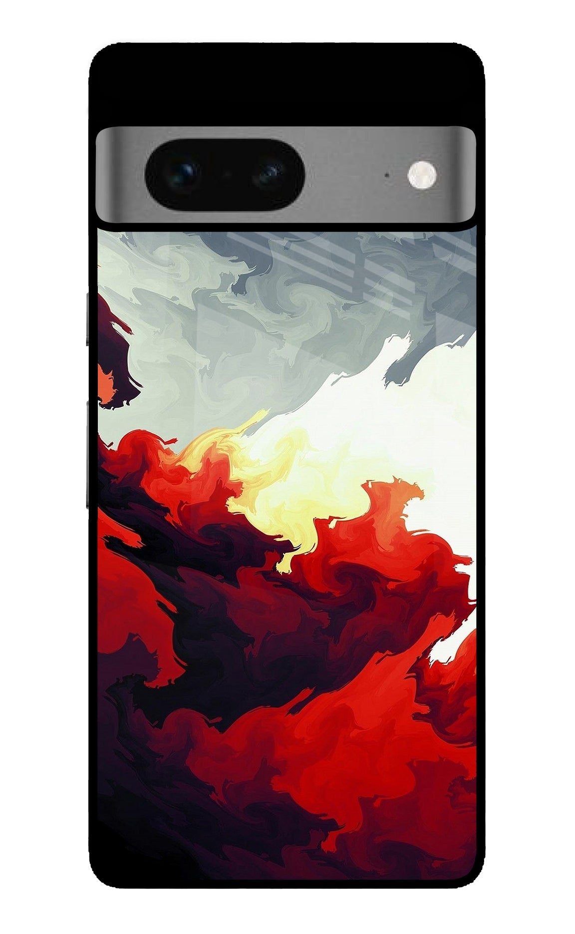 Fire Cloud Google Pixel 7 Back Cover