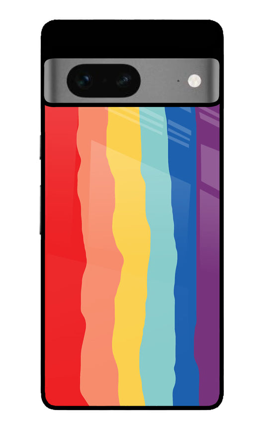 Rainbow Google Pixel 7 Glass Case