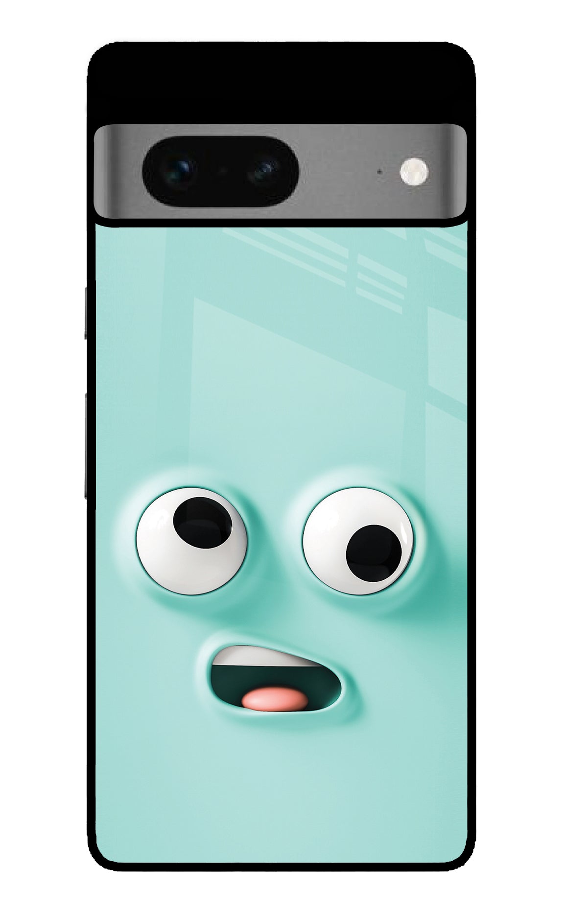 Funny Cartoon Google Pixel 7 Glass Case