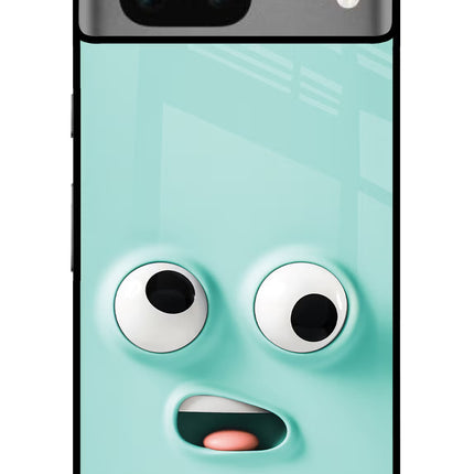 Funny Cartoon Google Pixel 7 Glass Case