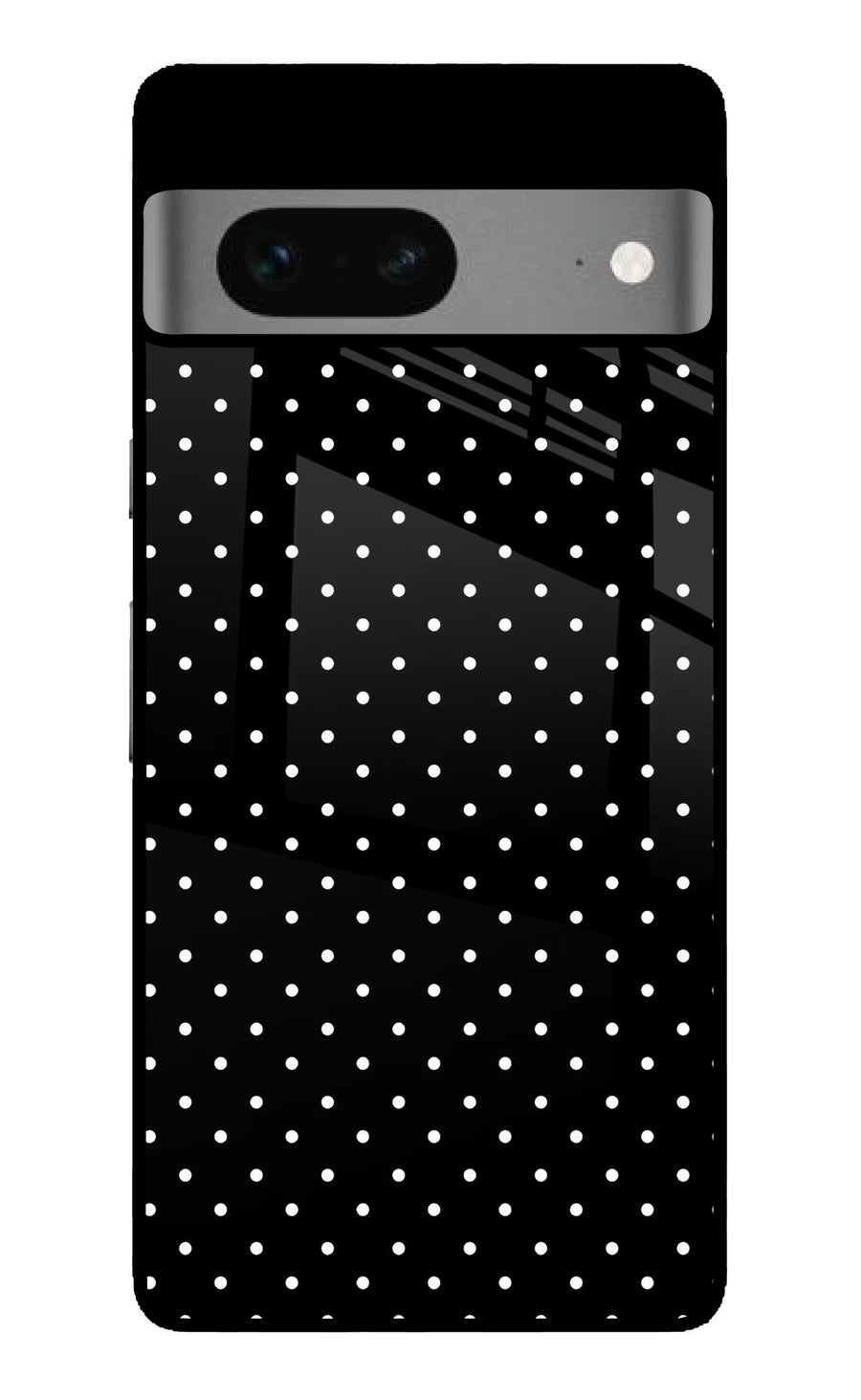 White Dots Google Pixel 7 Back Cover, Glass case