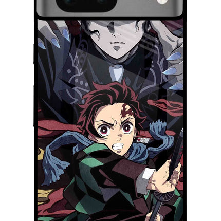 Demon Slayer Google Pixel 7 Glass Case