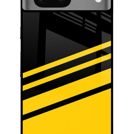 Yellow Shades Google Pixel 7 Glass Case Back Cover by Casekaro