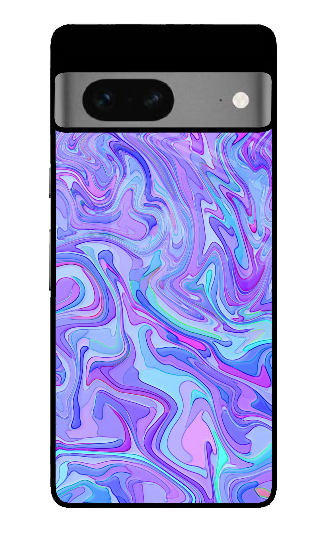 Glitter Google Pixel 7 Glass Case Back Cover by Casekaro