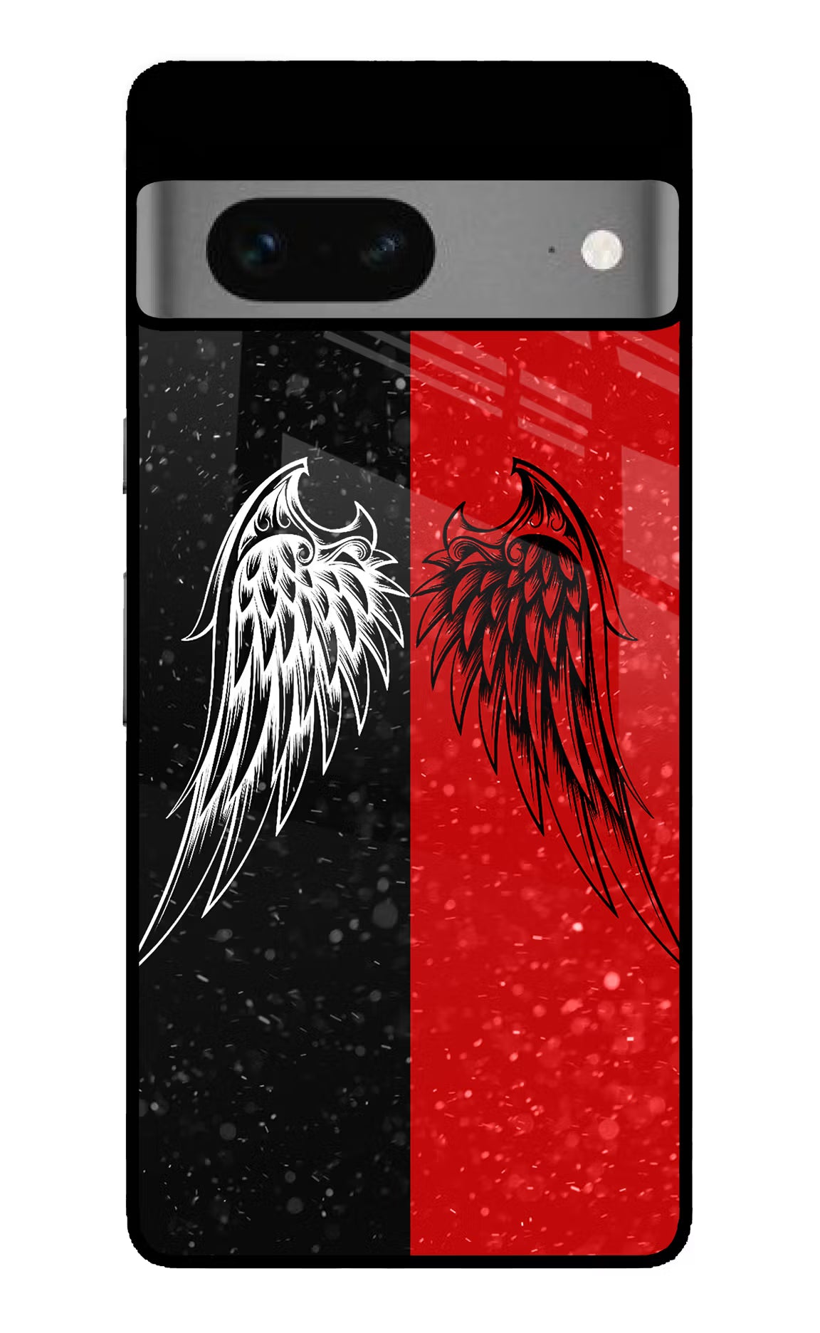 Wings Google Pixel 7 Glass Case Back Cover by Casekaro