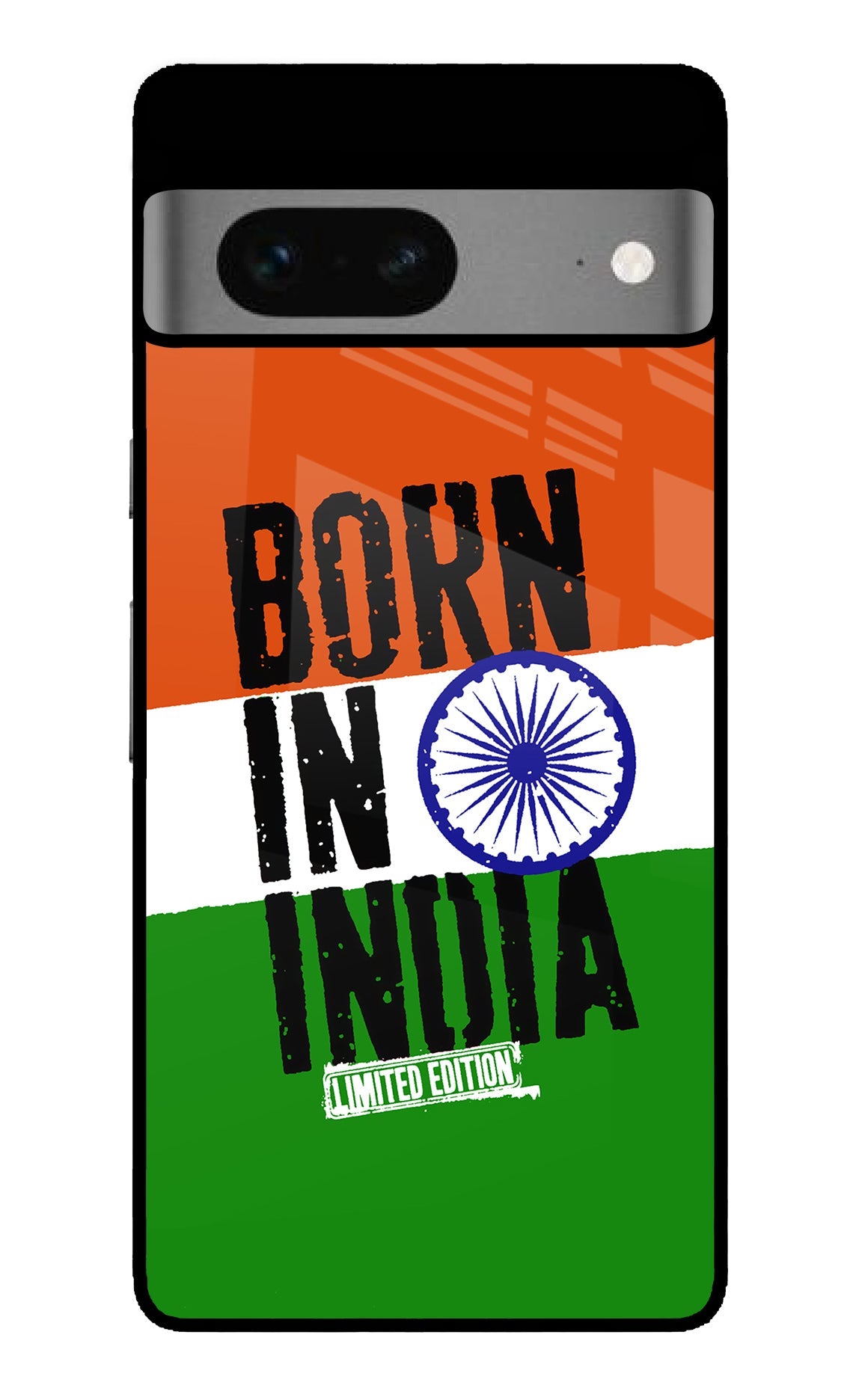 Born in India Google Pixel 7 Glass Case