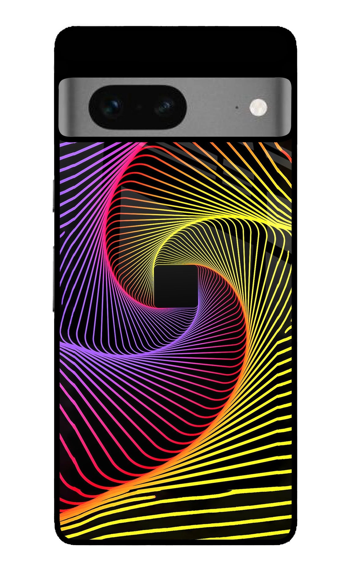 Colorful Strings Google Pixel 7 Glass Case