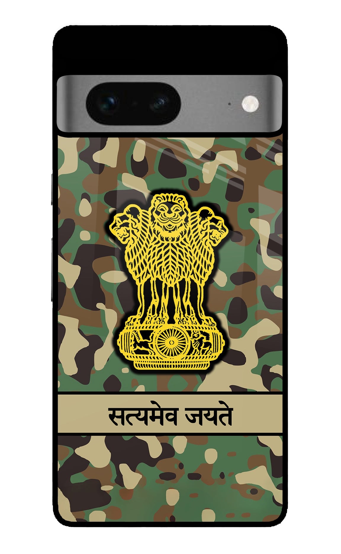 Satyamev Jayate Army Google Pixel 7 Glass Case