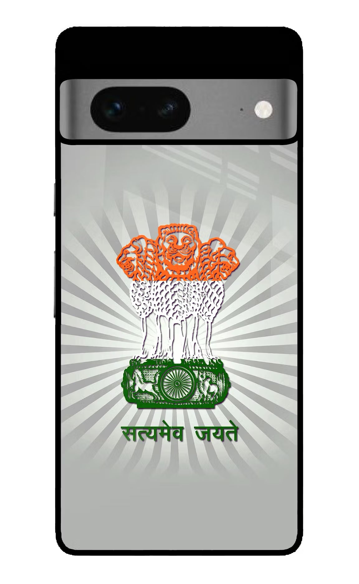 Satyamev Jayate Art Google Pixel 7 Glass Case Back Cover by Casekaro