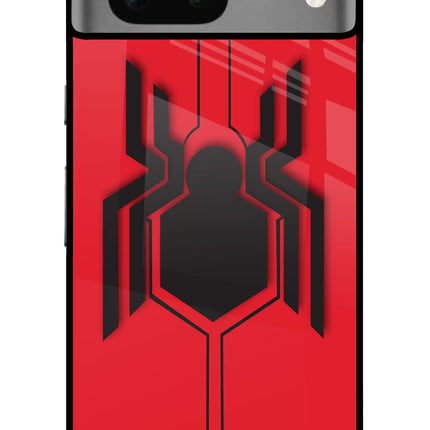Spider Google Pixel 7 Glass Case Back Cover by Casekaro
