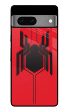 Spider Google Pixel 7 Glass Case Back Cover by Casekaro