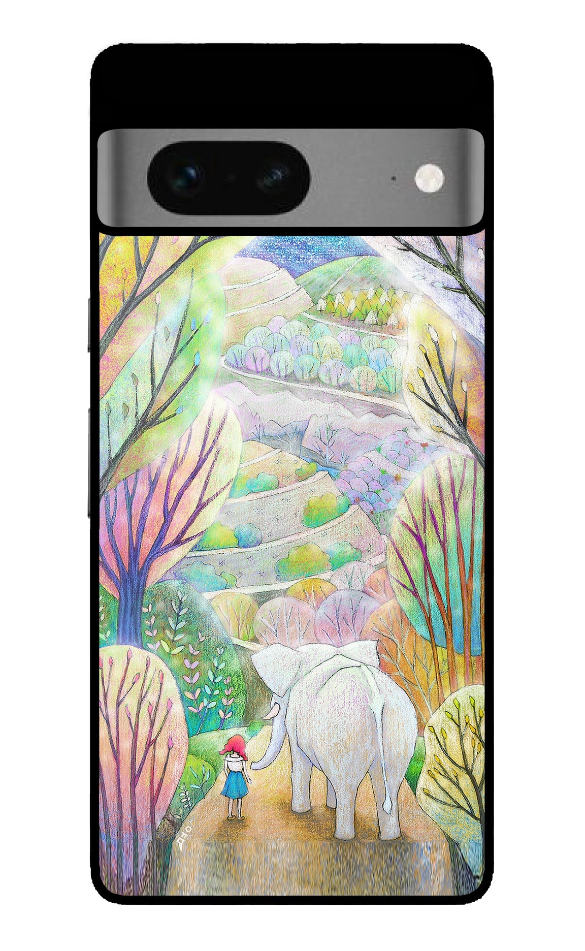 Nature Painting Google Pixel 7 Glass Case