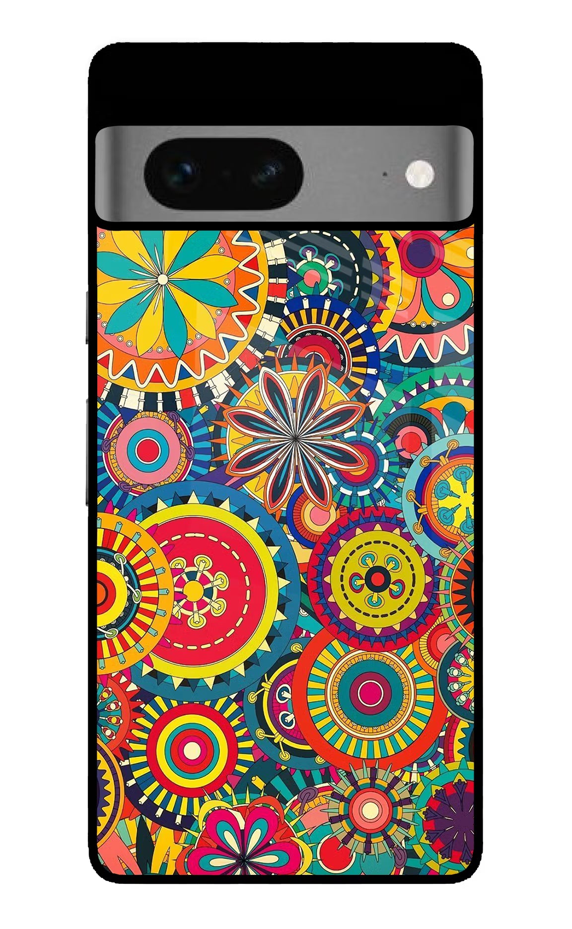 Gol Gol Art Google Pixel 7 Glass Case Back Cover by Casekaro