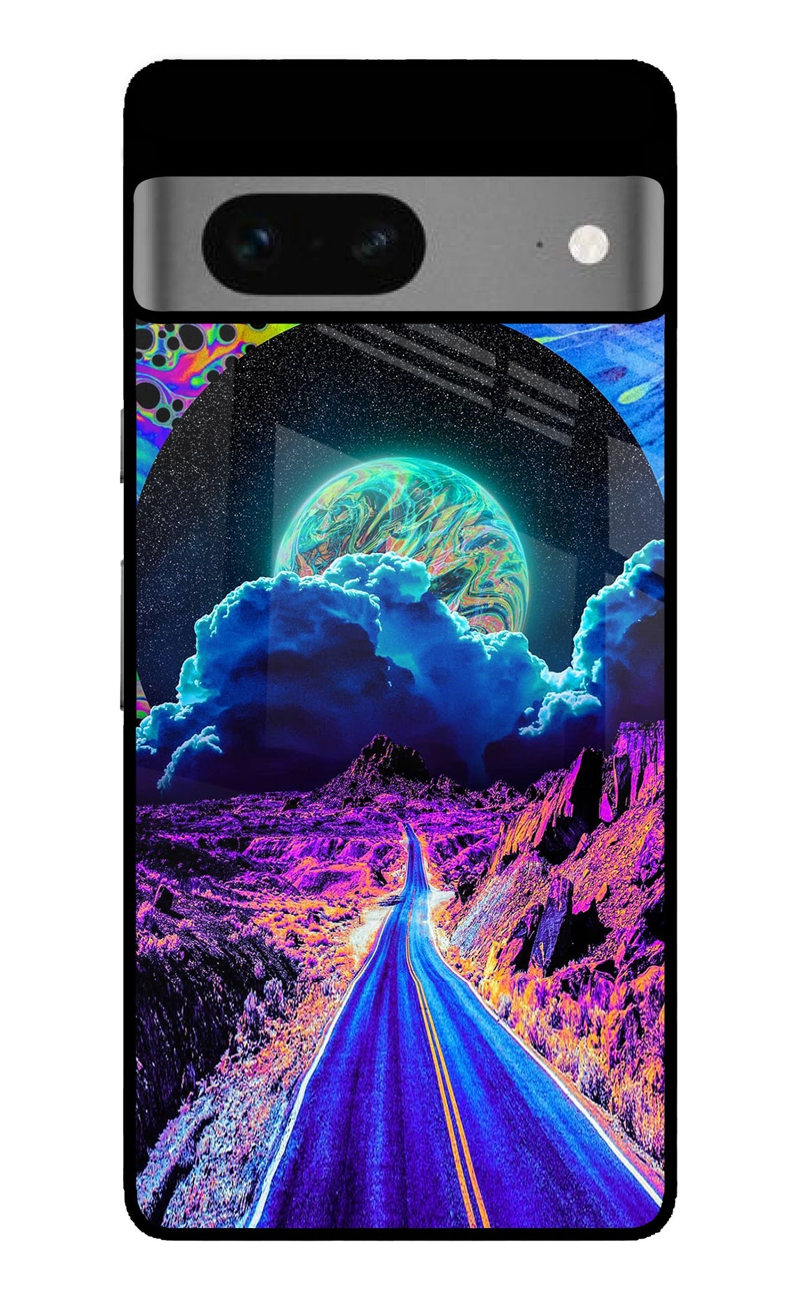 Psychedelic Painting Google Pixel 7 Back Cover