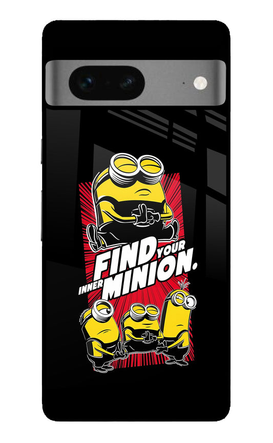 Find your inner Minion Google Pixel 7 Glass Case