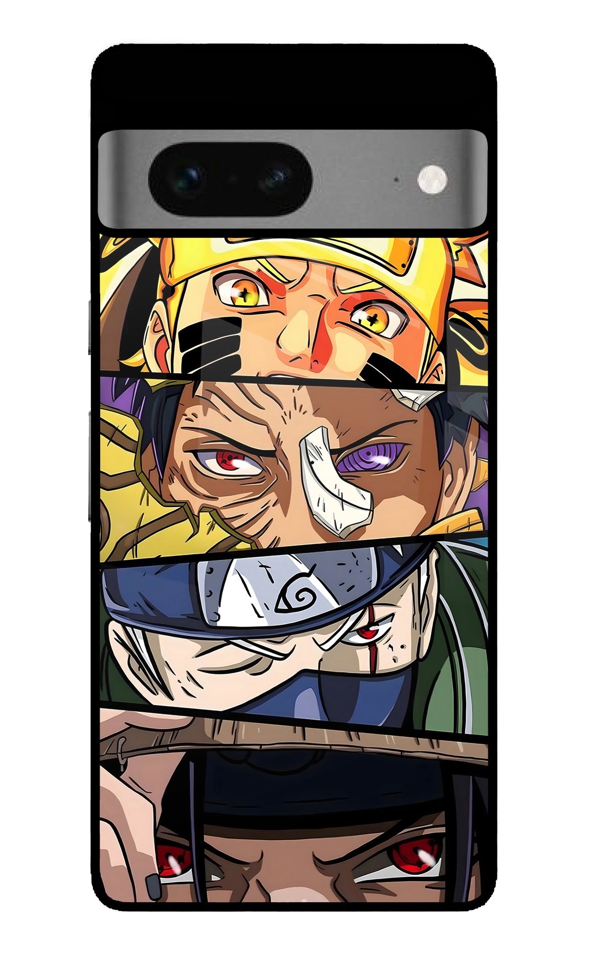 Naruto Character Google Pixel 7 Glass Case