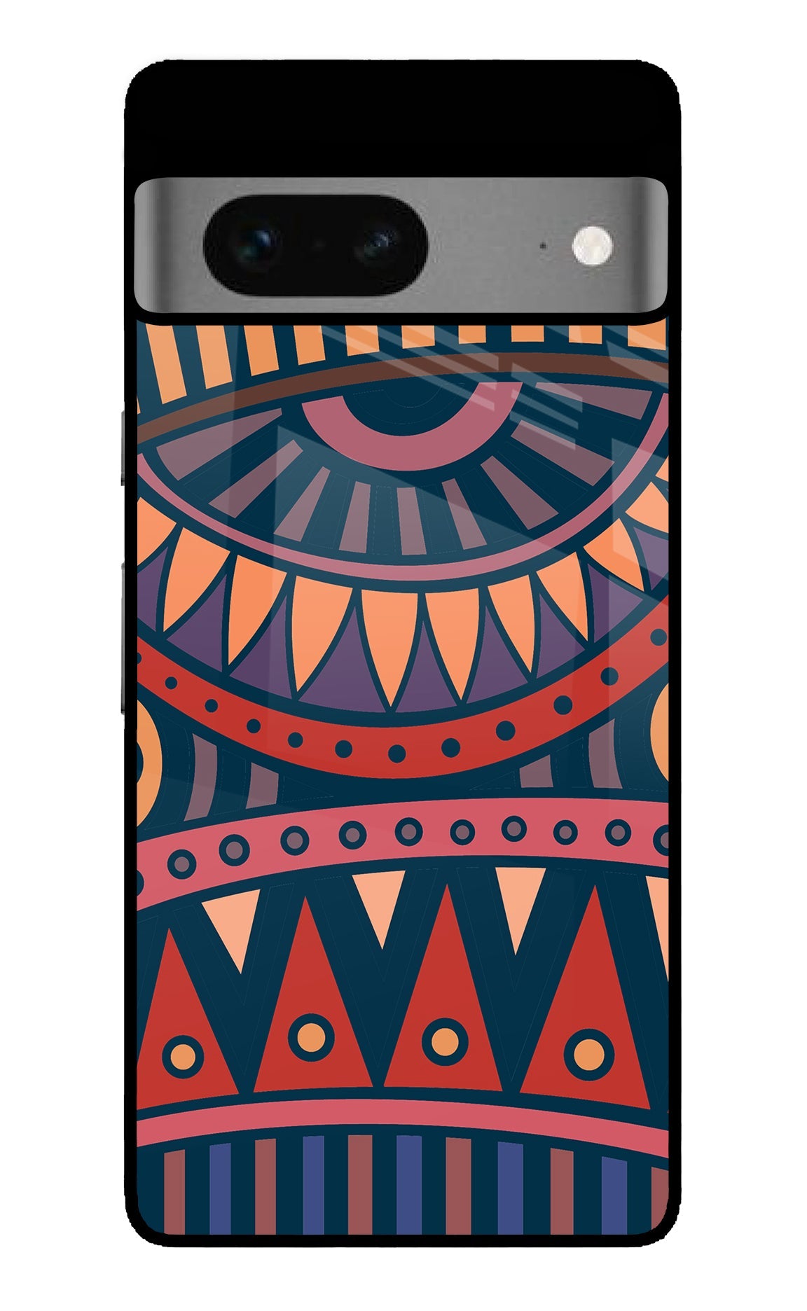 African Culture Design Google Pixel 7 Glass Case