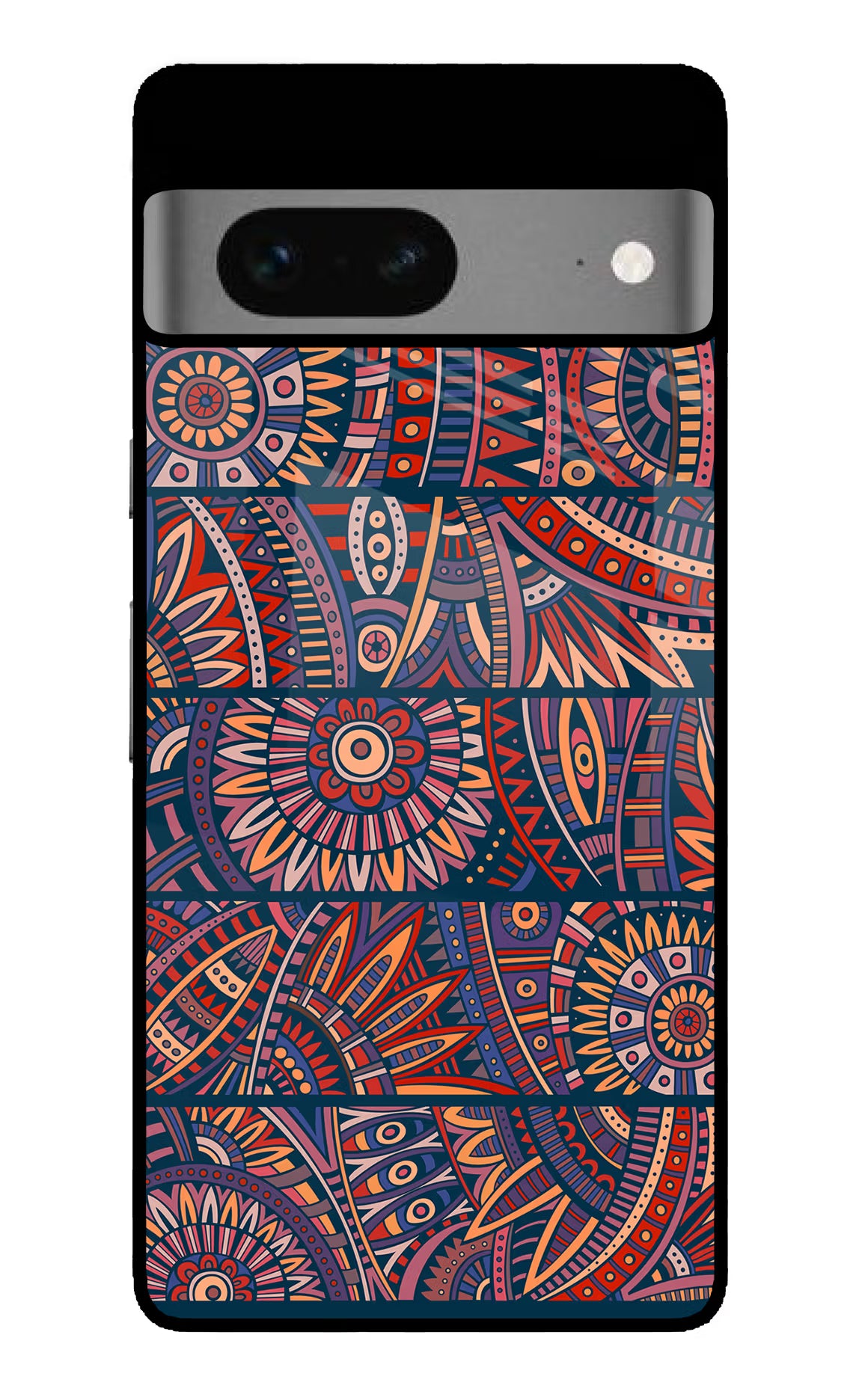African Culture Design Google Pixel 7 Glass Case