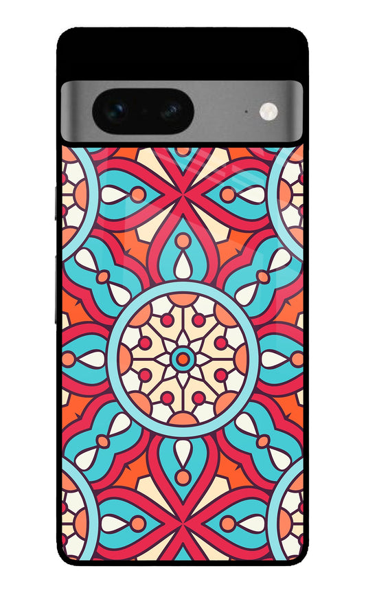 Mandala Geometric Google Pixel 7 Glass Case