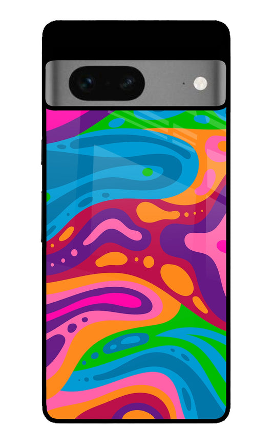 Trippy Pattern Google Pixel 7 Glass Case