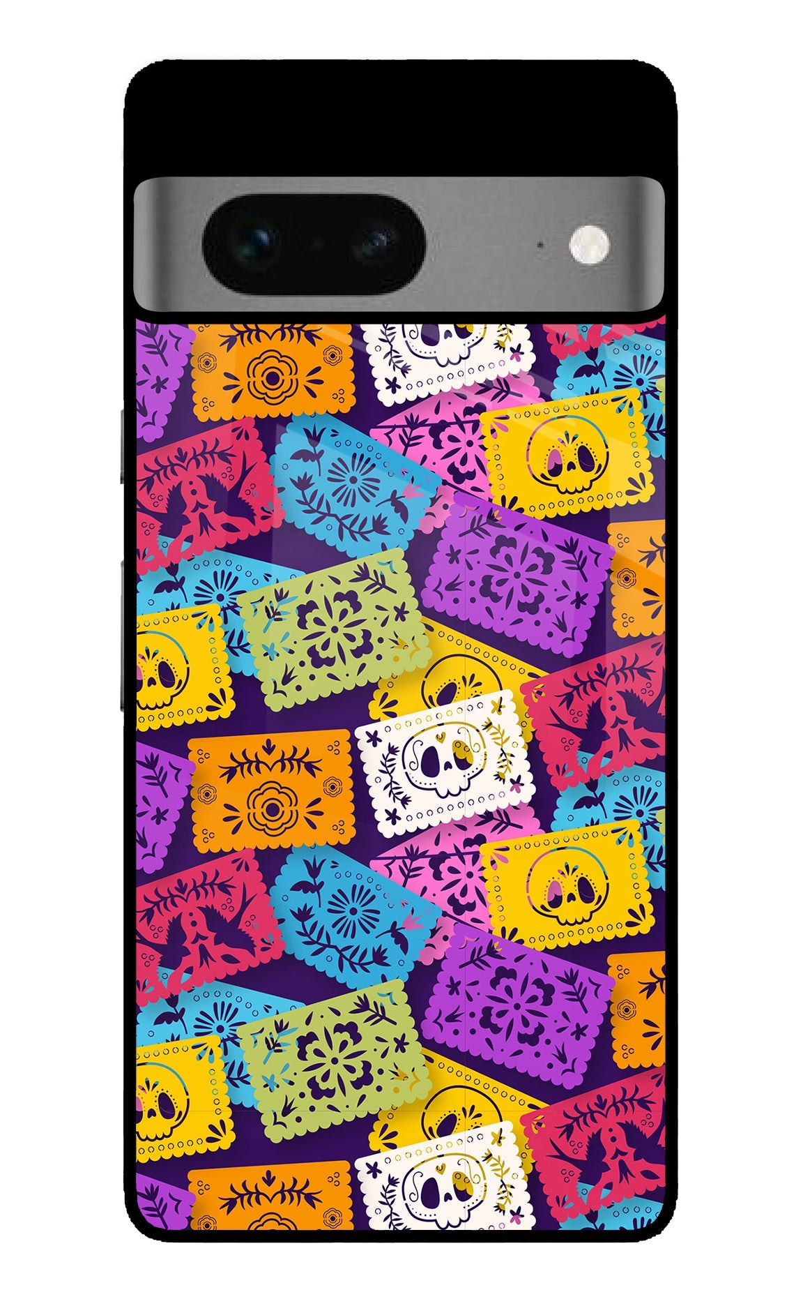 Mexican Pattern Google Pixel 7 Glass Case