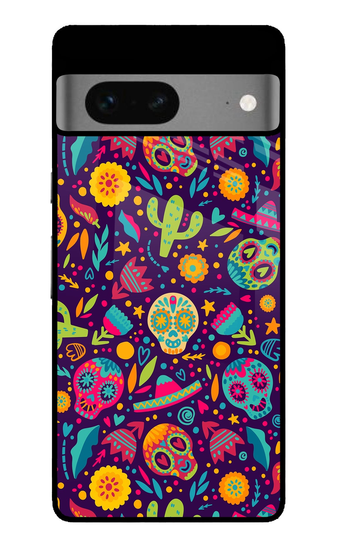 Mexican Design Google Pixel 7 Glass Case