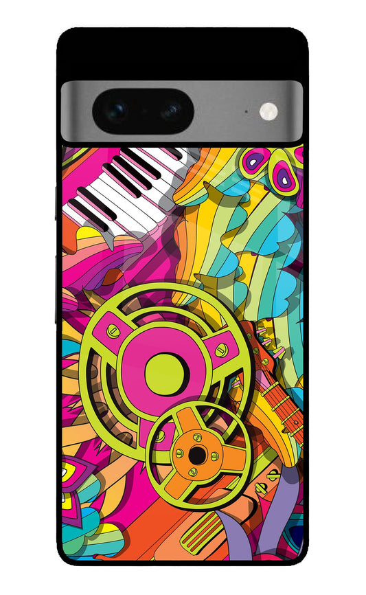 Music Doodle Google Pixel 7 Glass Case