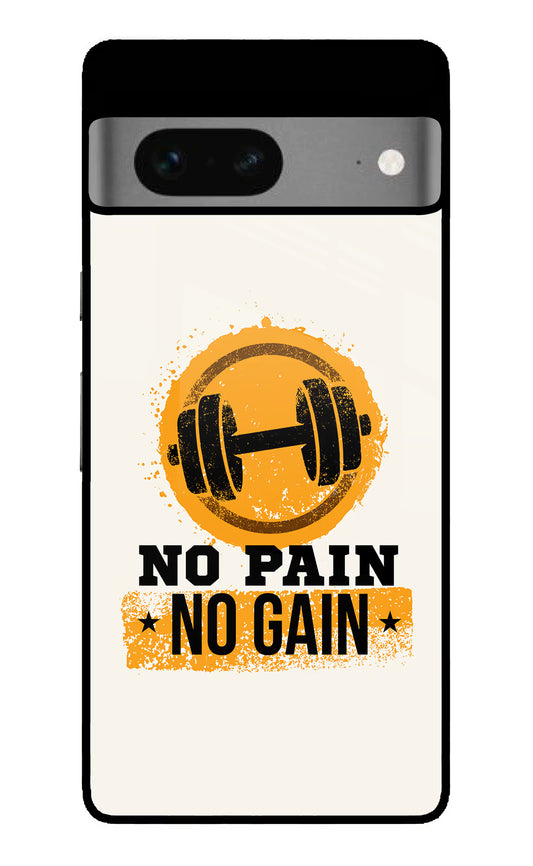 No Pain No Gain Google Pixel 7 Glass Case