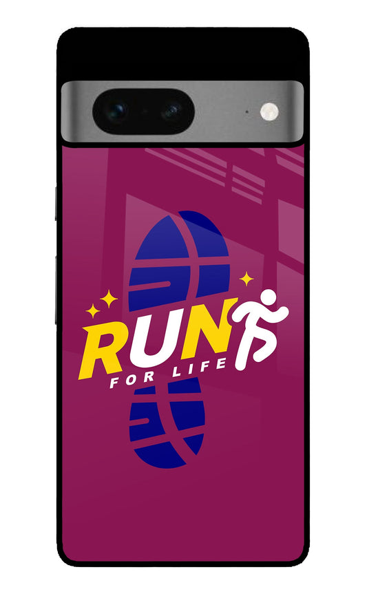 Run for Life Google Pixel 7 Glass Case