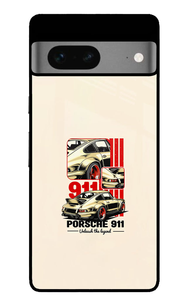 Classic Porsche 911 Google Pixel 7 Glass Case