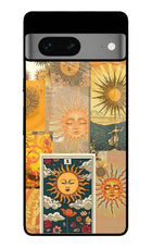 Sun Google Pixel 7 Glass Case Back Cover by Casekaro