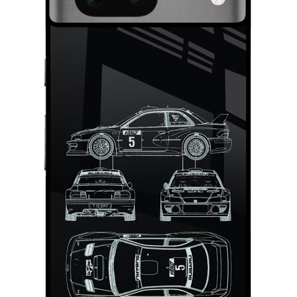 WRC'99 Google Pixel 7 Glass Case