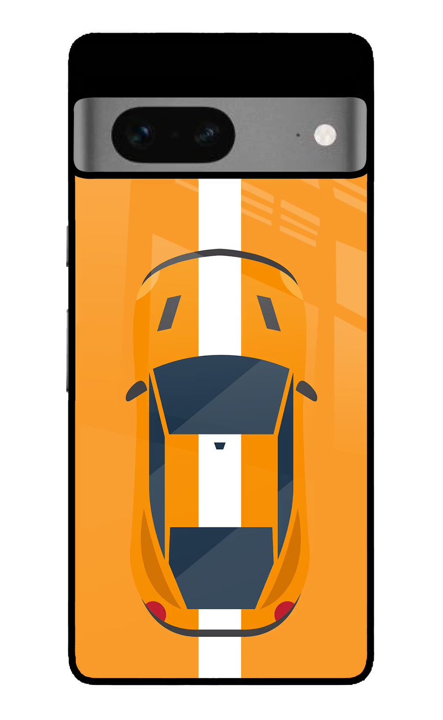 Highway Pursuit Google Pixel 7 Back Cover, Glass case