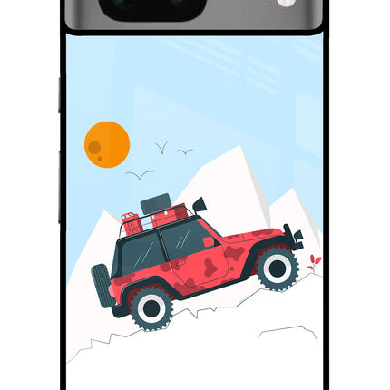 Mountain Trail Beast Google Pixel 7 Glass Case