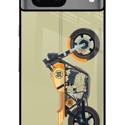 Vertical Speedster Google Pixel 7 Glass Case