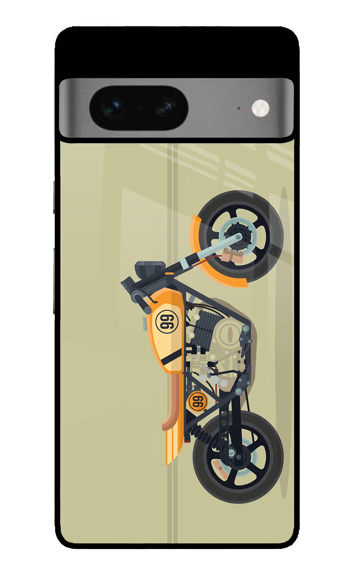 Vertical Speedster Google Pixel 7 Glass Case