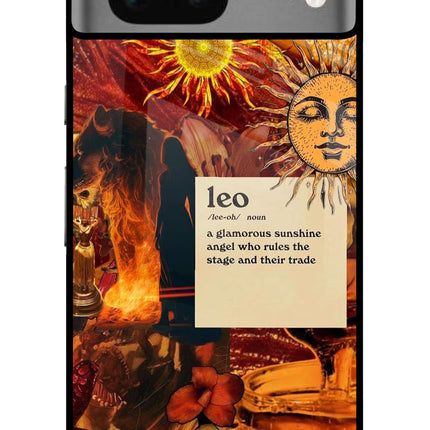 Leo Zodiac Google Pixel 7 Glass Case