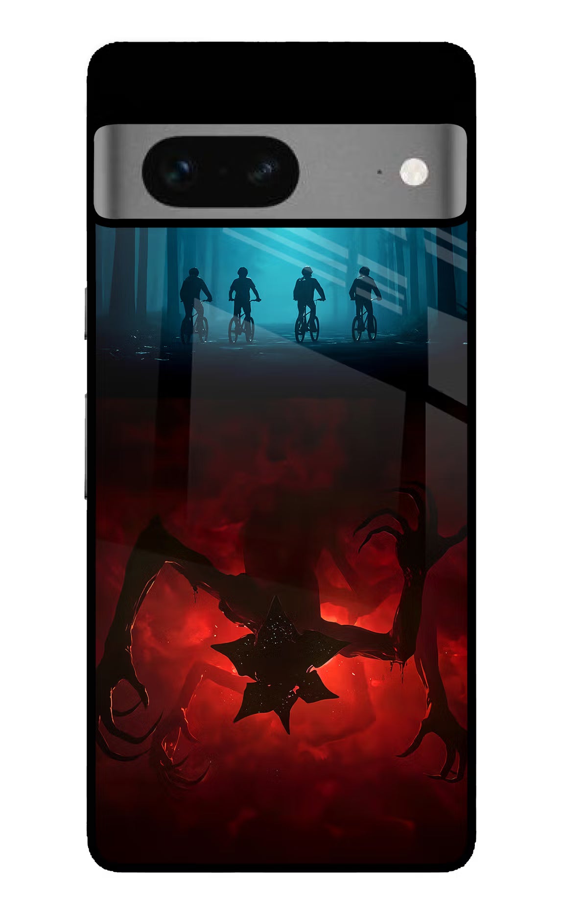 Ordinary Things Downside Up Google Pixel 7 Glass Case Back Cover by Casekaro