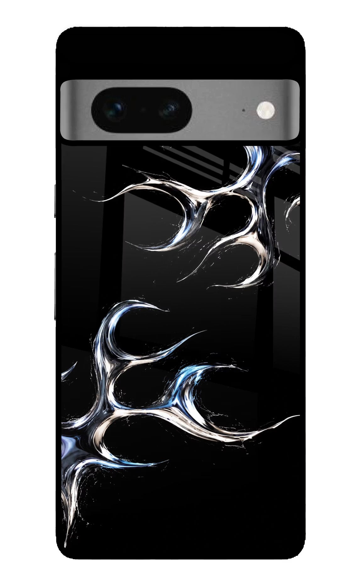 Chrome Tribal Google Pixel 7 Glass Case