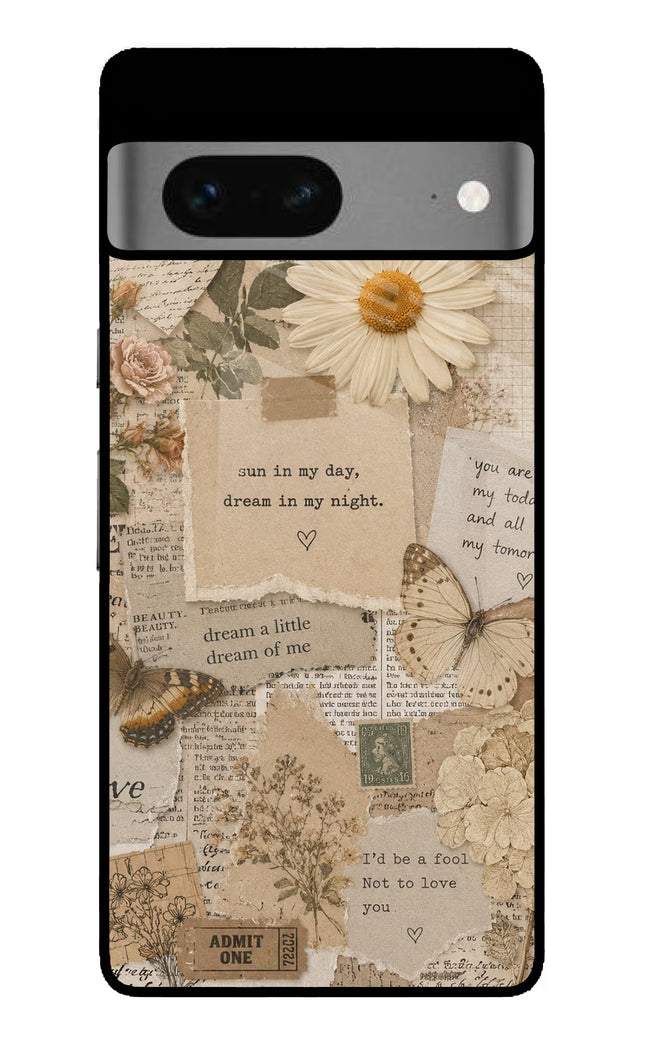 Vintage case Google Pixel 7 Glass Case