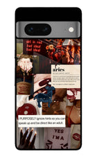 Zodiac Aries Google Pixel 7 Glass Case