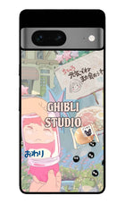 Studio Ghibli Google Pixel 7 Glass Case