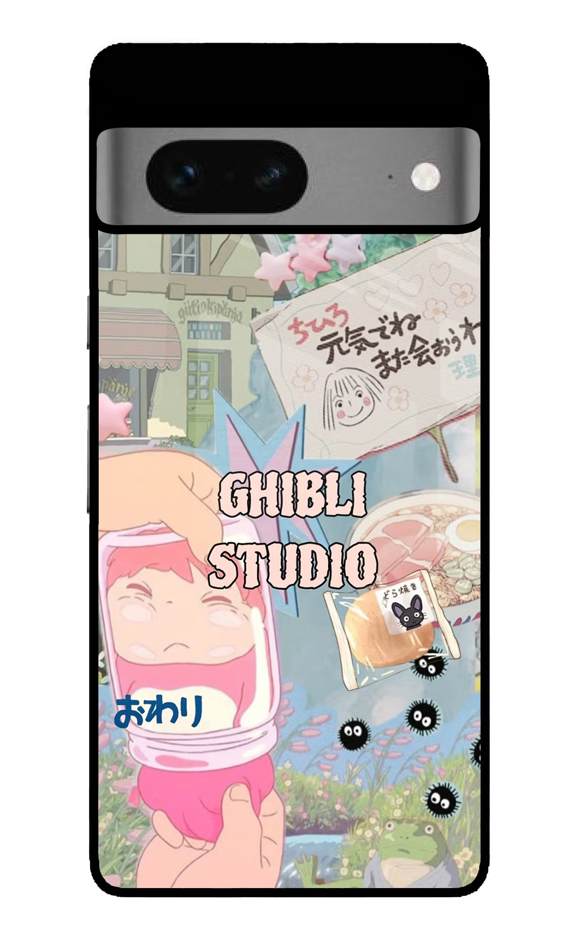 Studio Ghibli Google Pixel 7 Glass Case