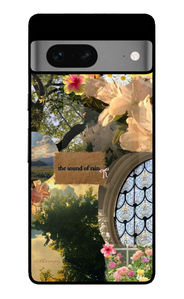 Rain Google Pixel 7 Glass Case